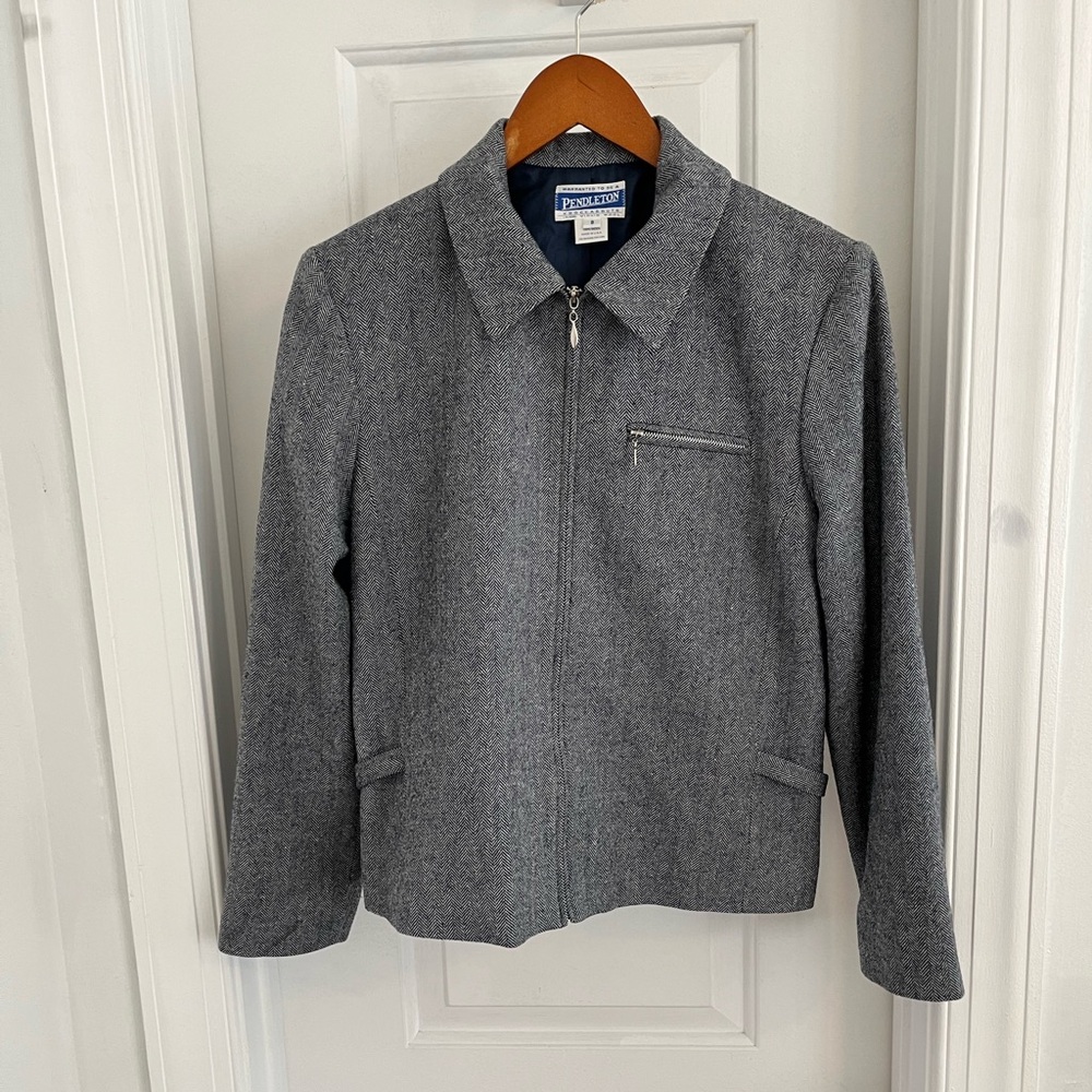Women’s Vintage Pendleton Wool Knockabouts‎ Jacket Made in USA Sz 8